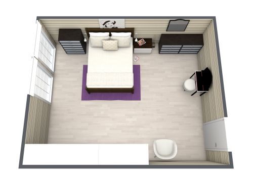 Großes Gästeschlafzimmer