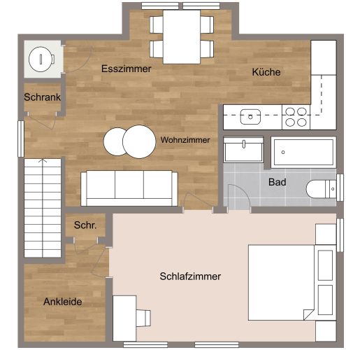 Doppelgarage mit Apartment