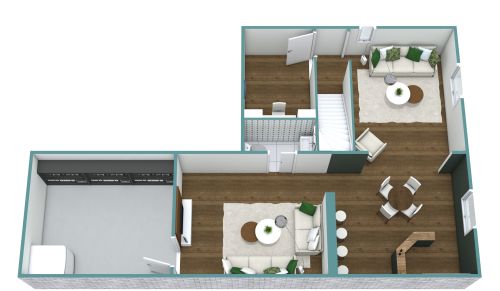 Layout für eine Keller-Bar