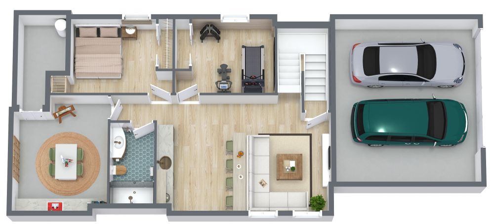Idee für ein Keller-Layout