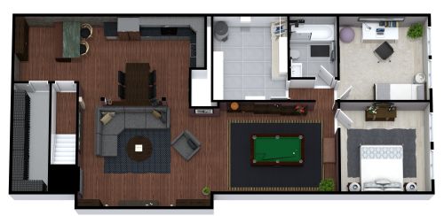 Offenes Keller-Layout