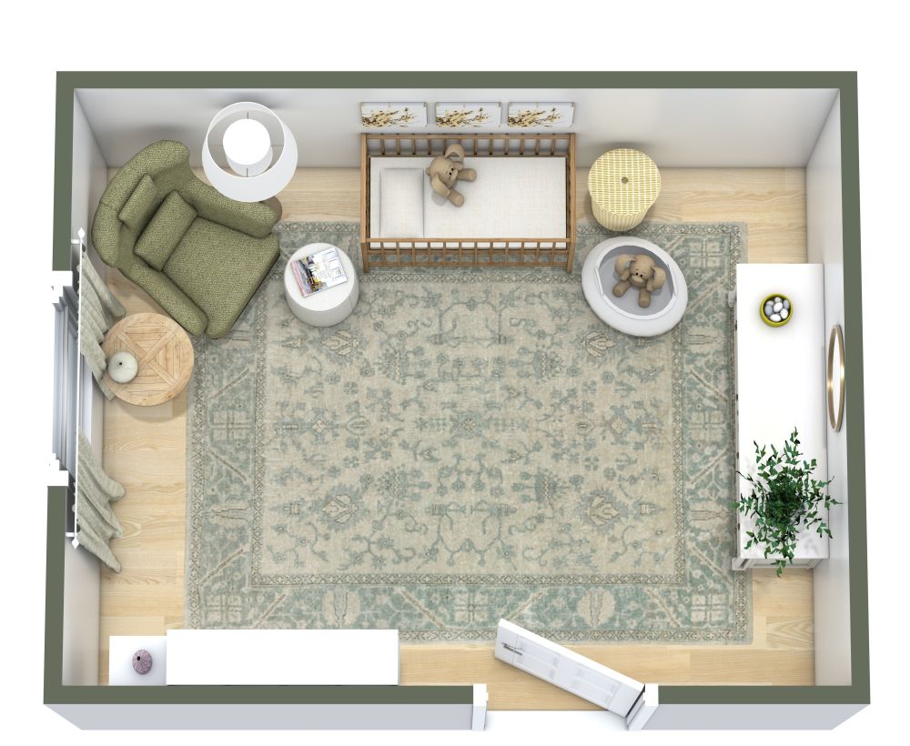 Kinderzimmer-Grundriss