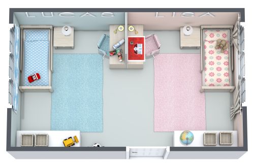 Gemeinsames Kinderzimmer für Zwillinge