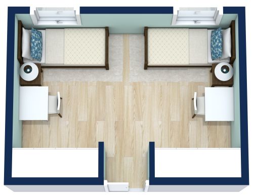 Kinderzimmer-Layout