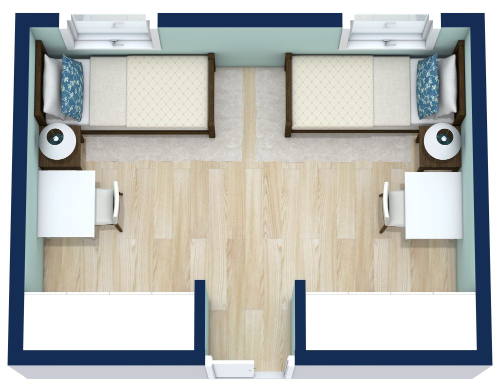 Kinderzimmer-Layout