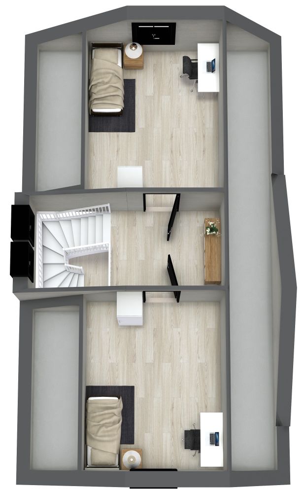 Utsikten 197 First Floor 3D Floor Plan