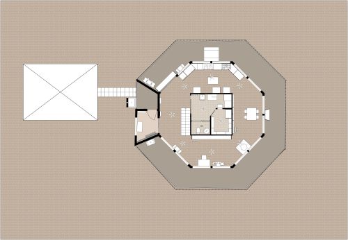 Grundriss für ein Traumhaus