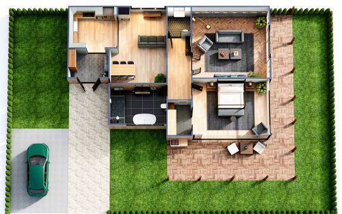 1 Bedroom House