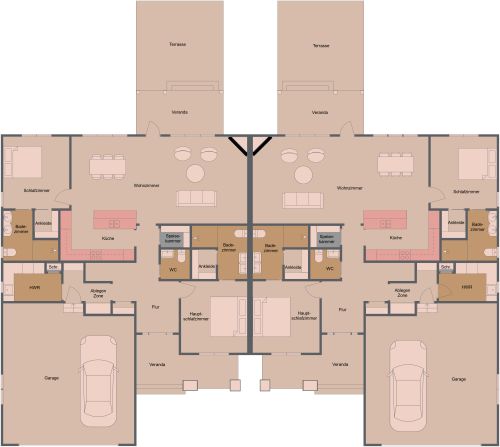 Duplex-Haus Design