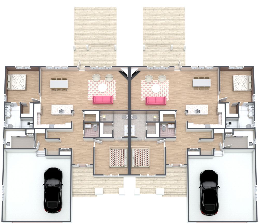 Duplex-Haus Design