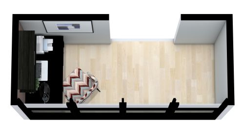 Grundriss für ein kleines Büro