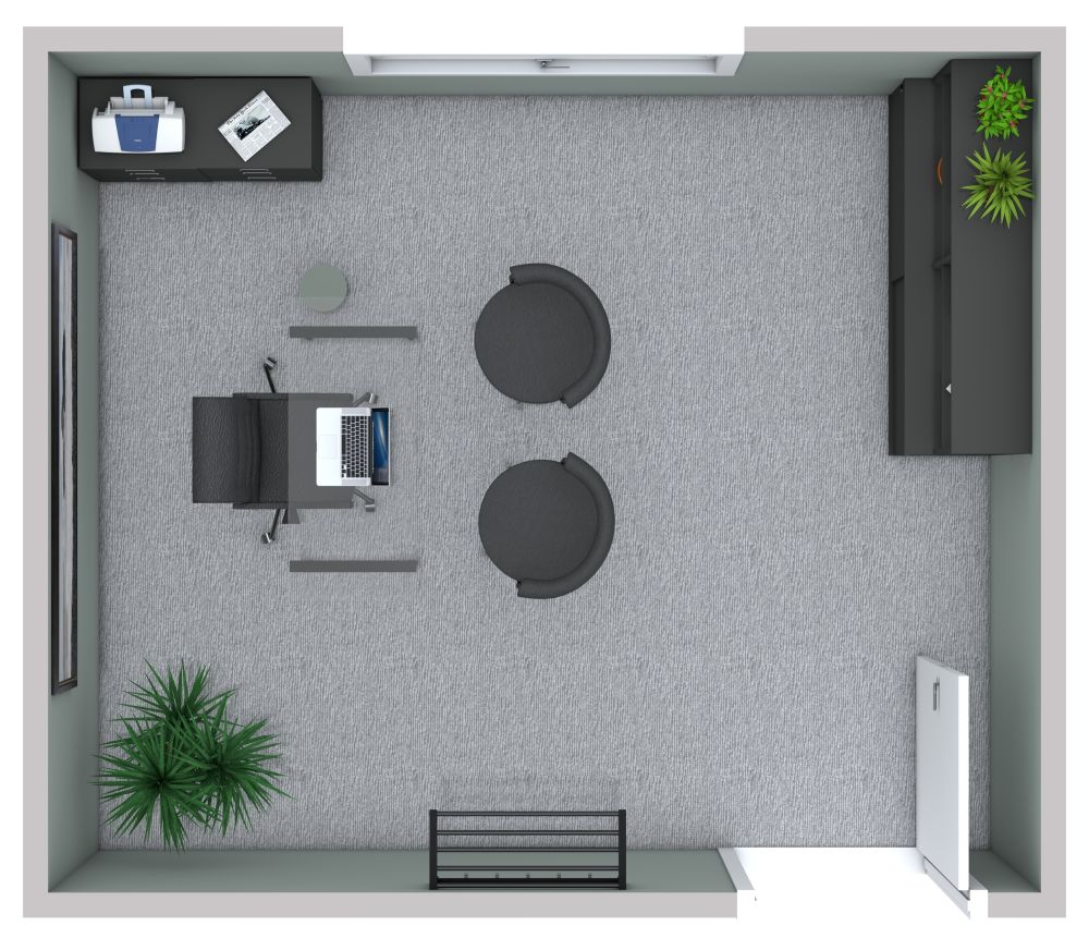 Modernes Einzelbüro