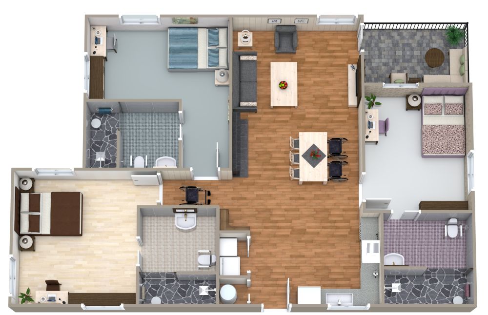 ADA House Floor Plan