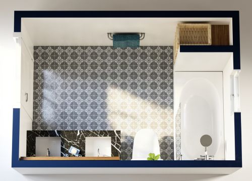 10x7 Bathroom Floor Plan