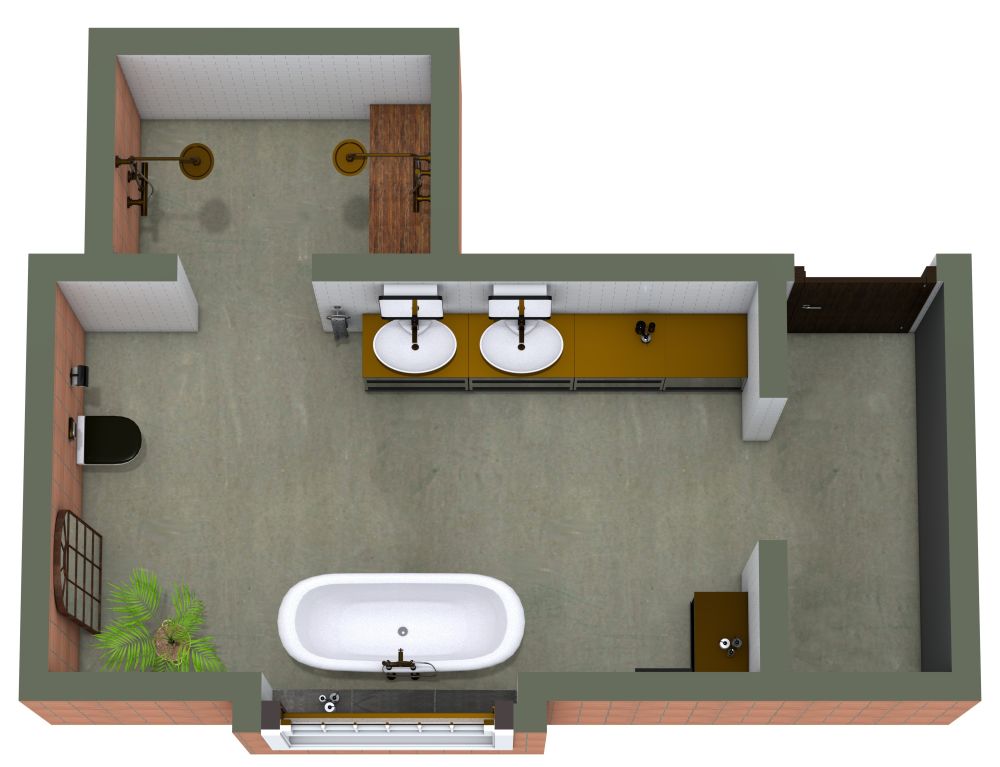 Industrial Bathroom