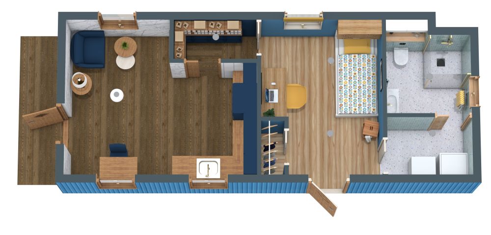 Shotgun Style House 3D