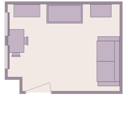 Layout für ein Kinderzimmer