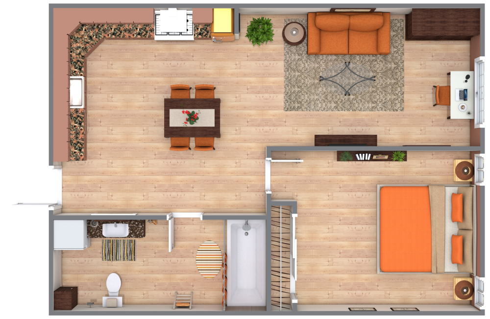 Condo 3D Floor Plan