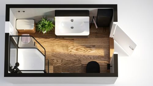 Industrial Bathroom Design Décor
