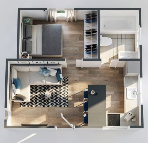 Tiny Home Floor Plan Design