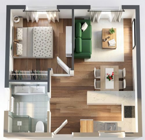 Tiny House Floor Plan Idea