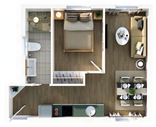 Tiny House Interior Floor Plan