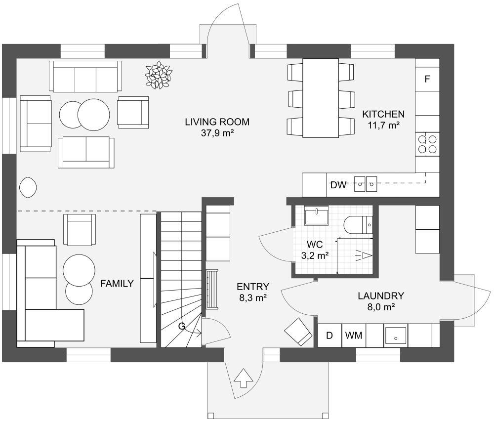 Smultronstallet 151 2D Floor Plan