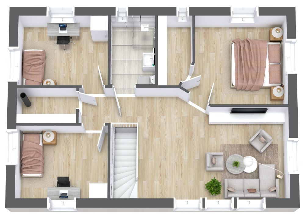 Smultronstallet 151 3D Floor Plan First Floor