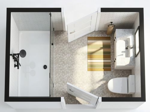 Jack and Jill Bathroom Plan