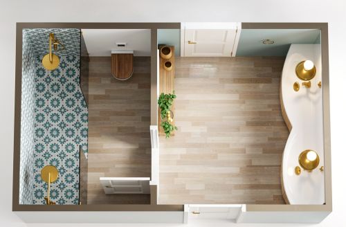 Jack and Jill Style Bathroom
