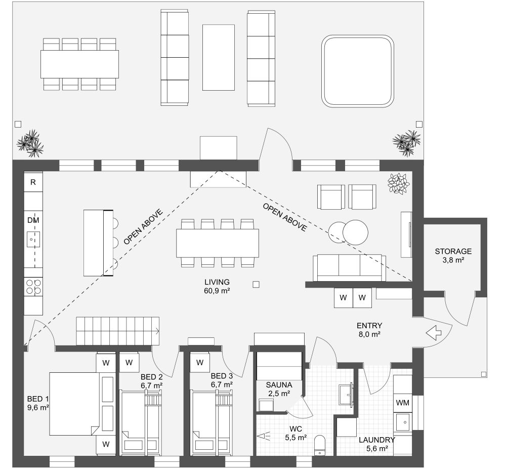 Harmoni 141 2D Floor Plan Ground Floor