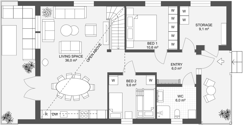 Harmoni 157 2D Floor Plan First Floor