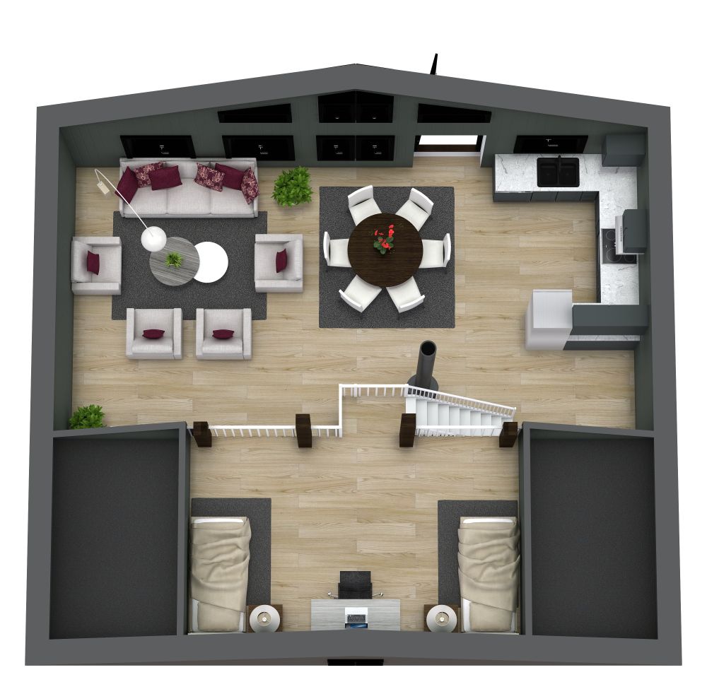 Harmoni 89 3D Floor Plan Loft