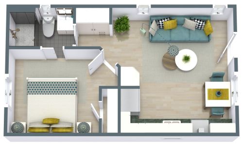 Einfaches Tiny House Layout