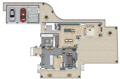 Großes 2-stöckiges Haus mit 4 Schlafzimmern