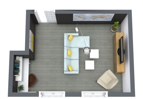 Innendesign für ein Arbeitszimmer Zuhause