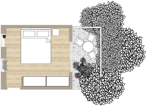 Small Bedroom With Balcony