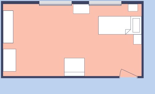 Schlafzimmer-Idee für junge Mädchen