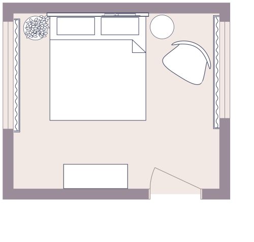 Design-Idee für ein Schlafzimmer