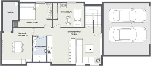 Idee für ein Keller-Layout