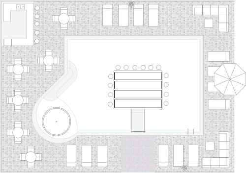 Pool mit versenkter Bar