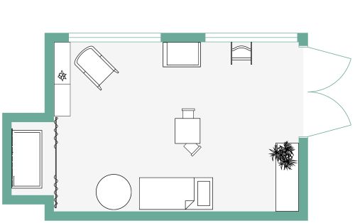 Mit Schlafzimmer verbundenes Kinderzimmer