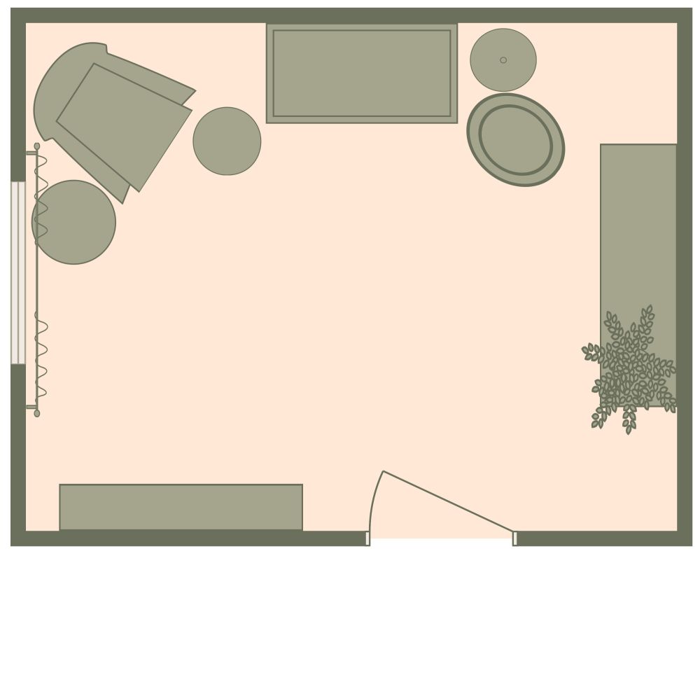 Nursery Floor Plan 2D Floor Plan