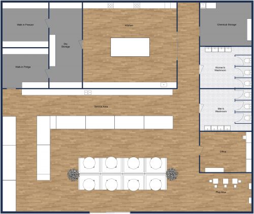 Bakery Floor Plan