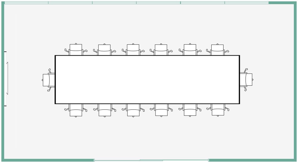 Conference Room Layout Plan 2D Floor Plan