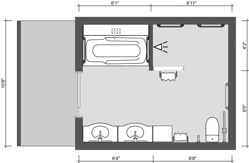Badezimmer für Senioren
