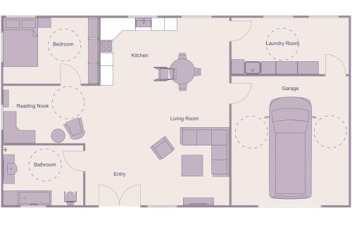 Accessible House Floor Plan