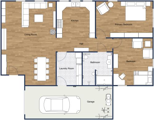 Senior Cottage Floor Plan