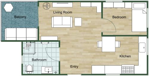 Senior Independent Living Floor Plan