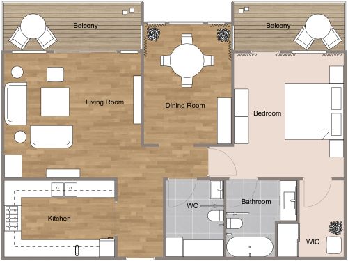 Luxury Senior Living Floor Plan